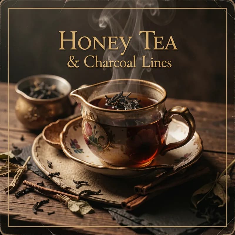 Honey Tea & Charcoal Lines
