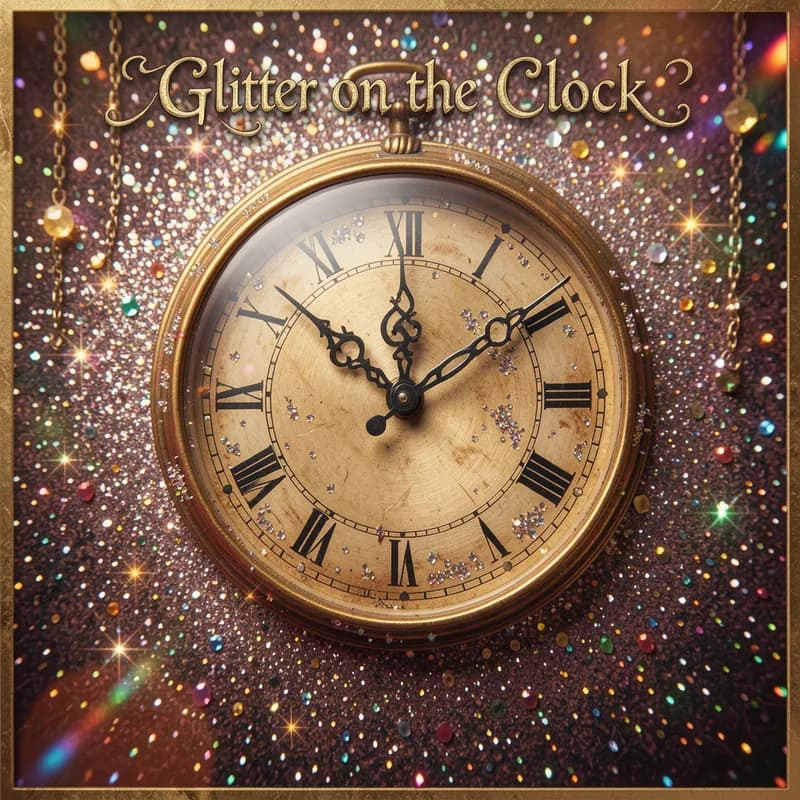 Glitter on the Clock