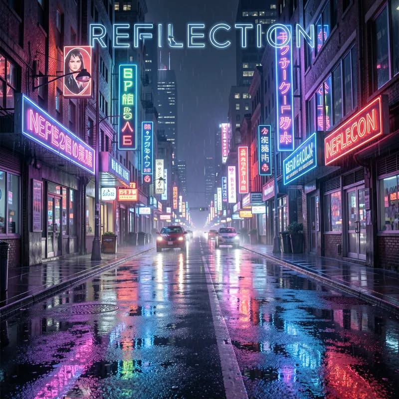 Neon Reflection