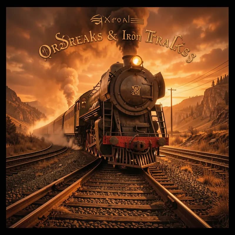 Orange Streaks & Iron Tracks