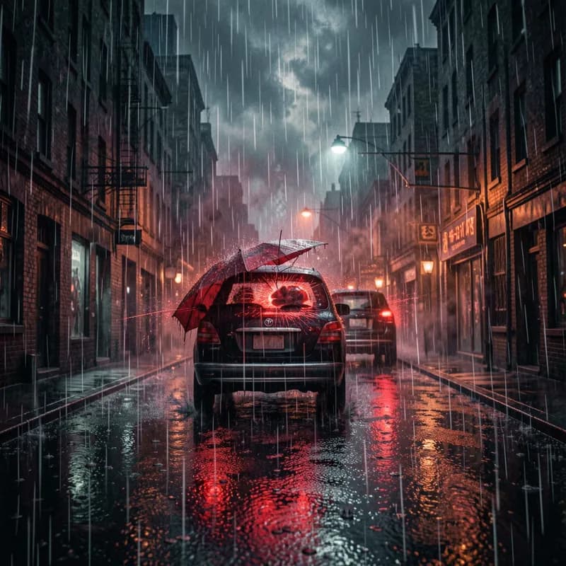 Red-Eye and Rain