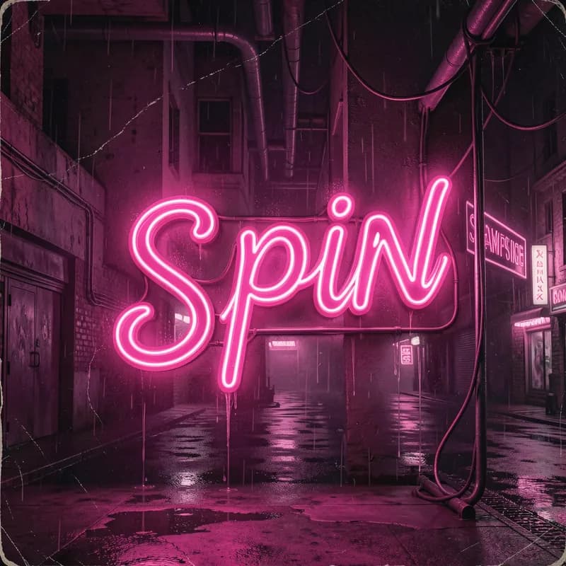 Pink Neon Spin