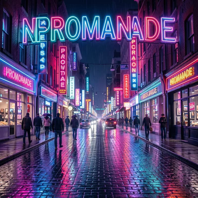 Neon Promenade