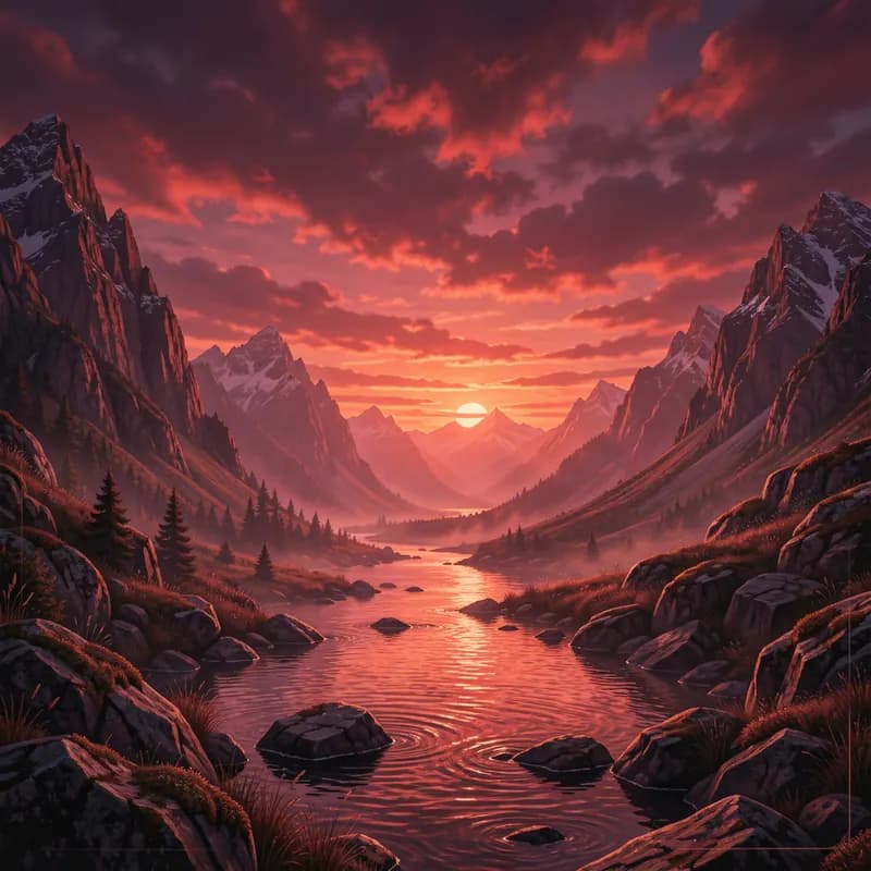 Crimson Dawn Echoes