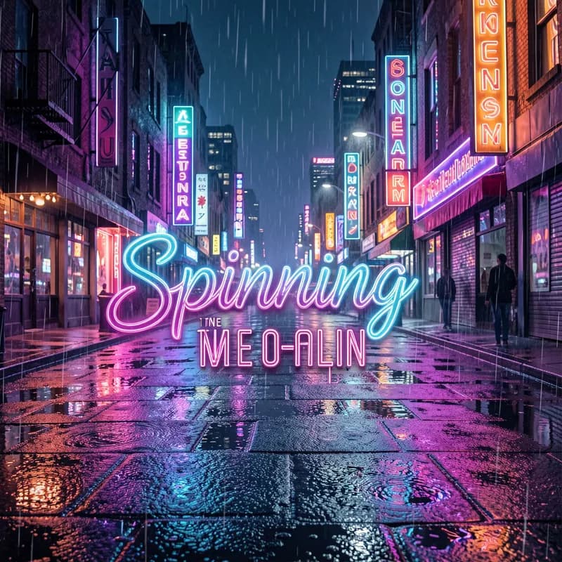 Spinning in the Neon Rain