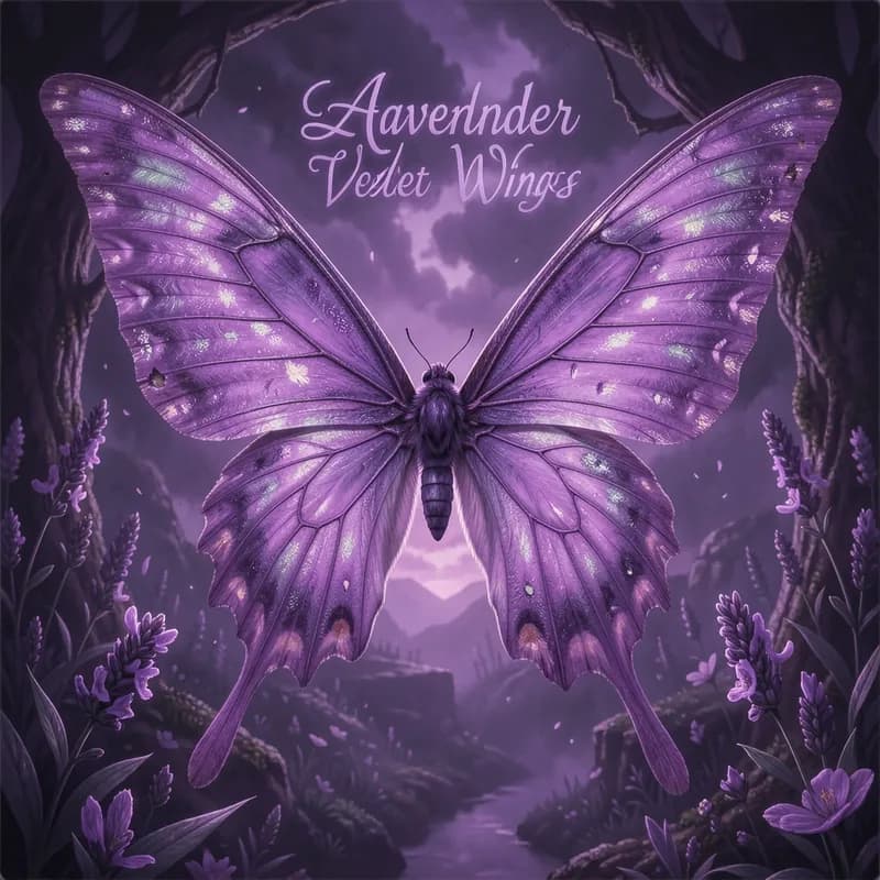 Lavender Velvet Wings