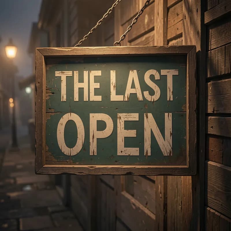 The Last Open Sign