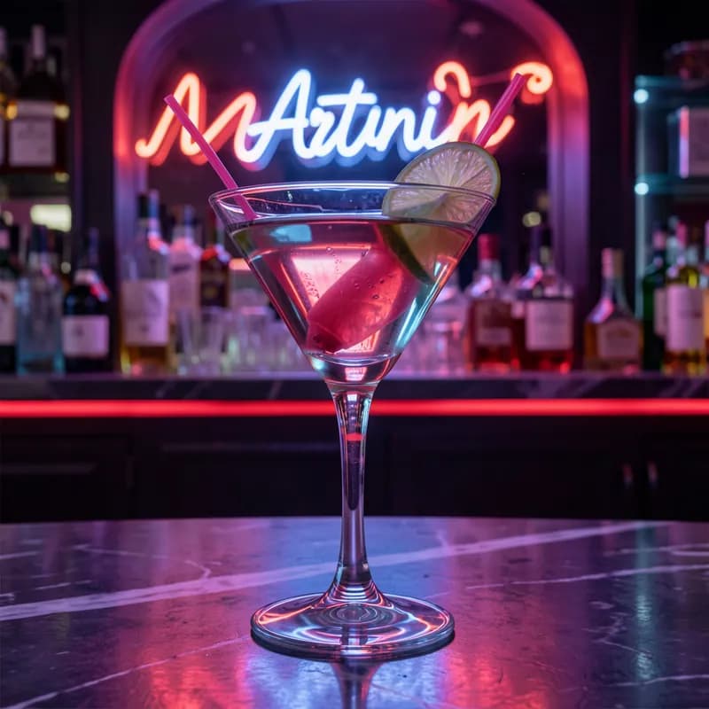 Neon Martini