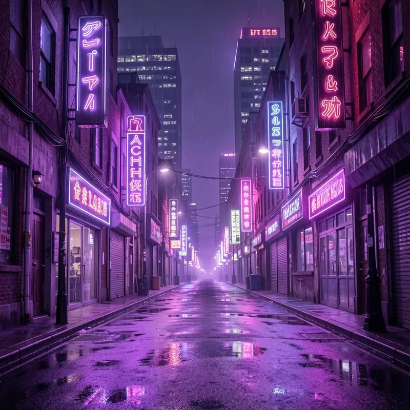 Purple Patch & Neon Lights