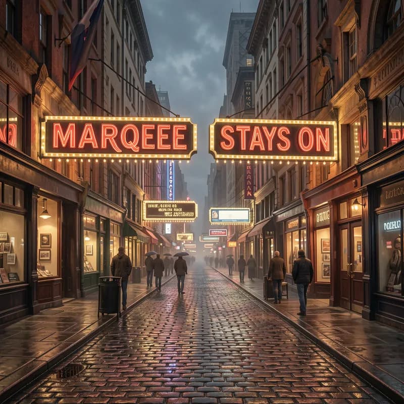 The Marquee Stays On