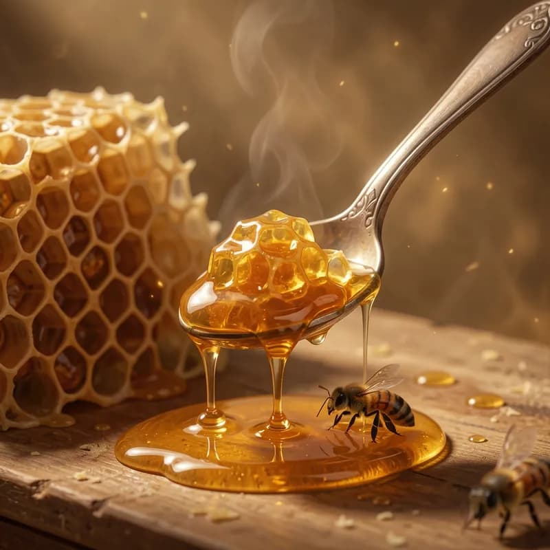 Honey on the Spoon
