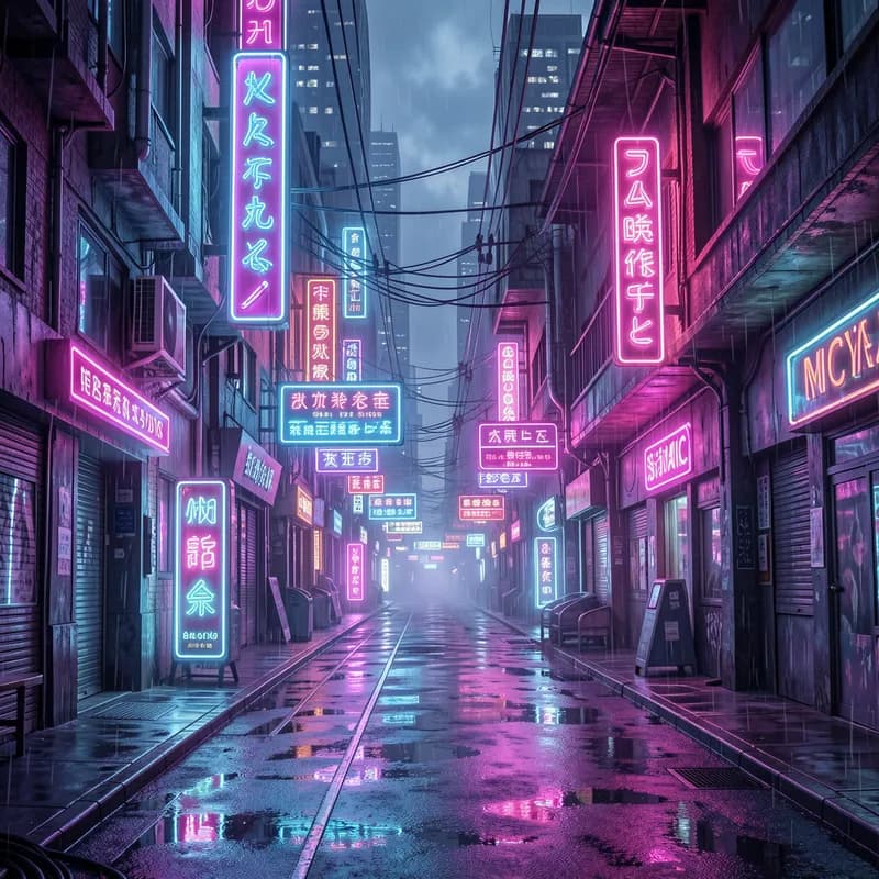 Neon Static