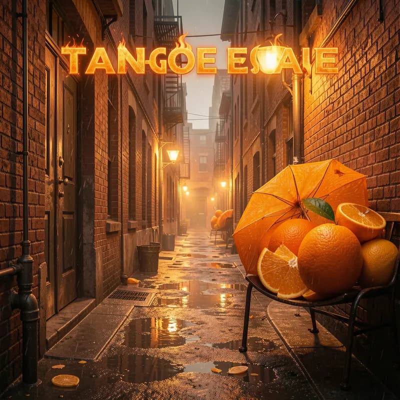 Tangerine Fire Escape