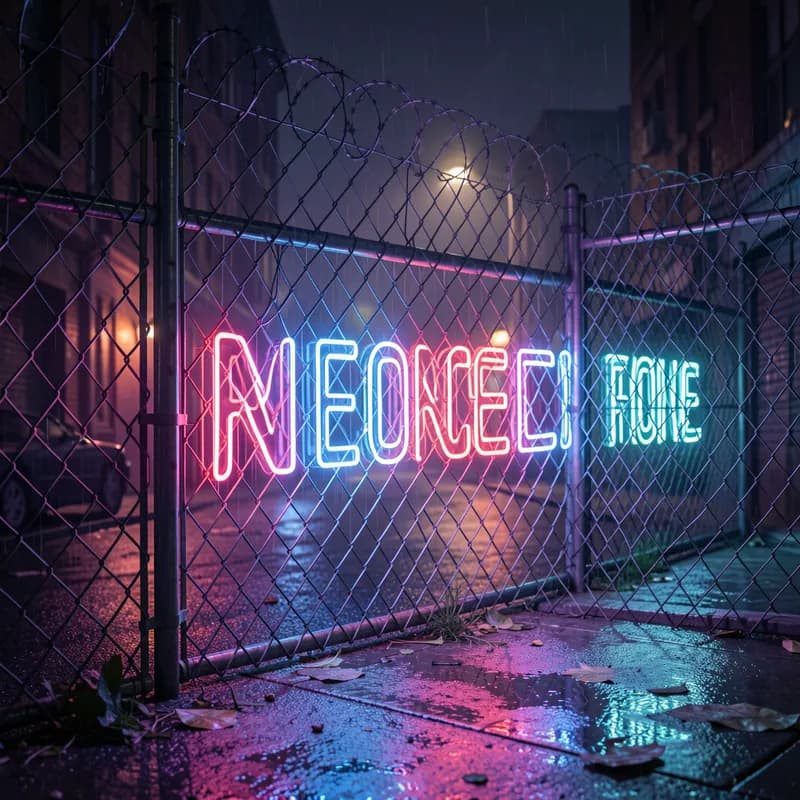 Neon Fence