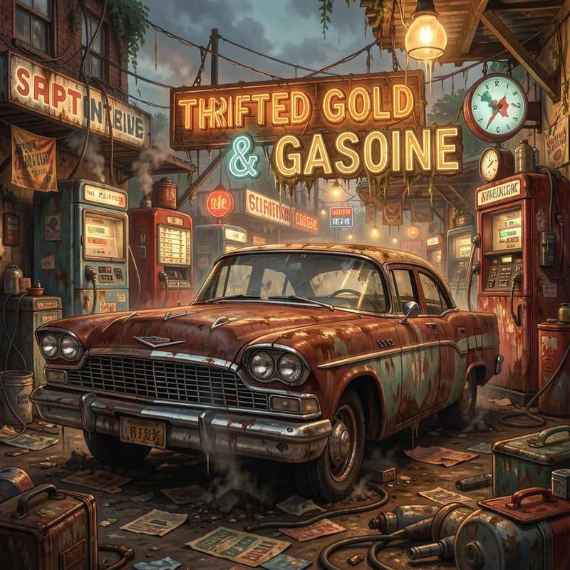 Thrifted Gold & Gasoline