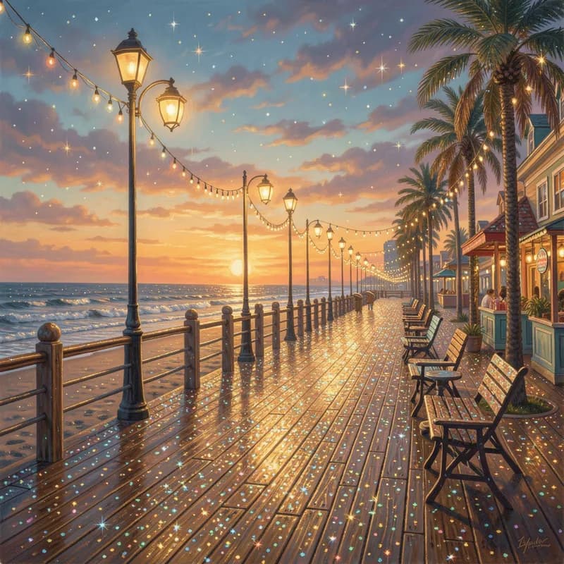 Glitter on the Boardwalk