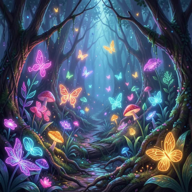 Neon Fireflies
