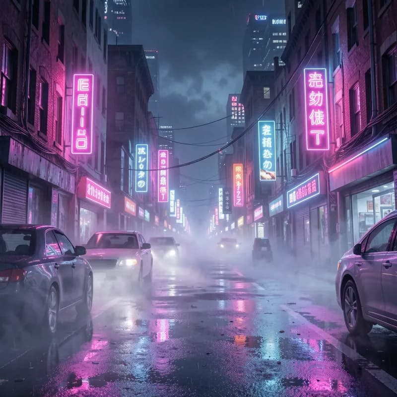 Neon Fog