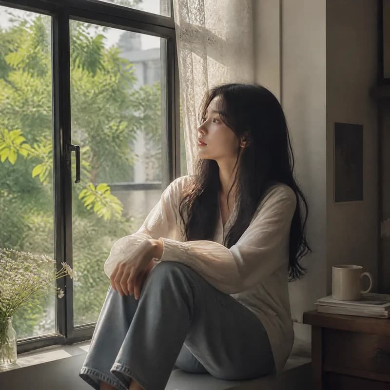 창가에 앉아 (Sitting by the Window)