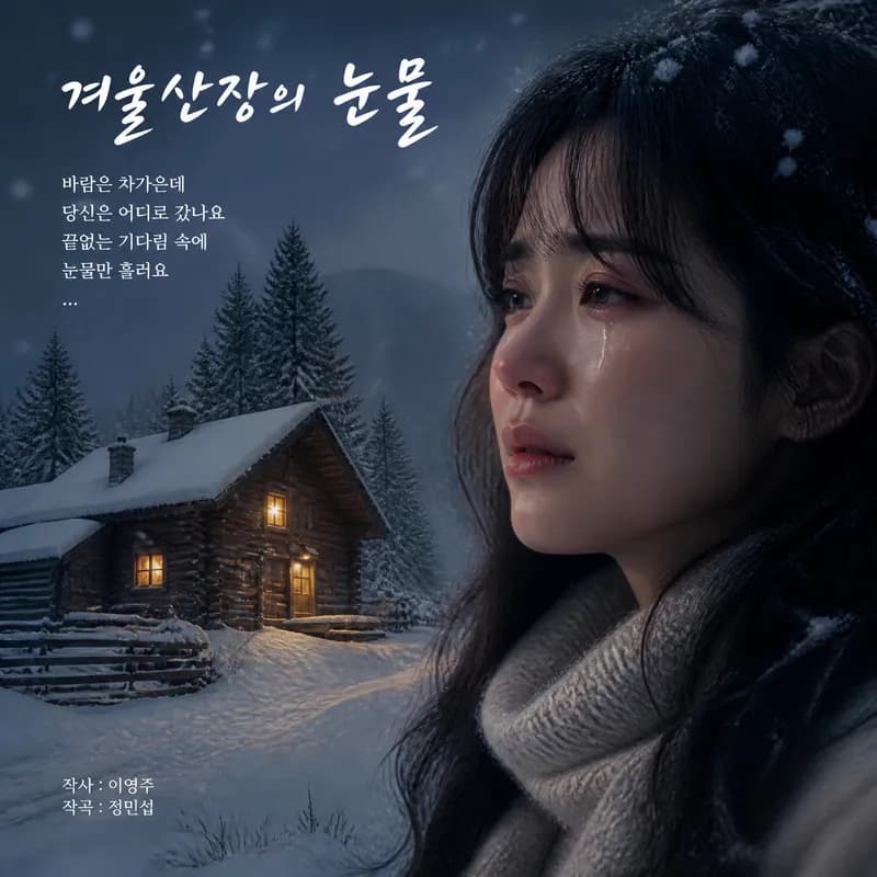 겨울 산장의 눈물