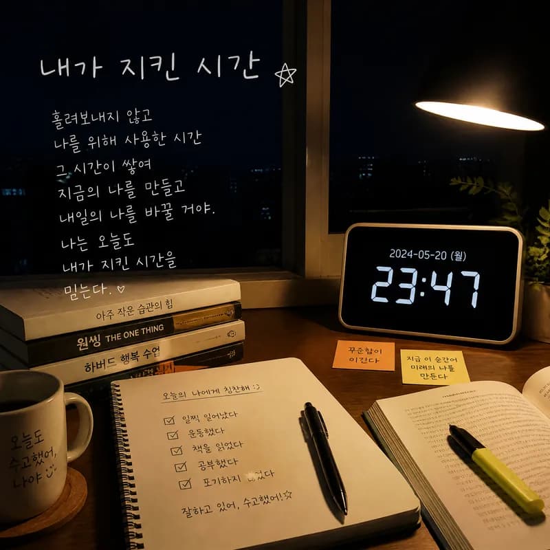 내가 지킨 시간