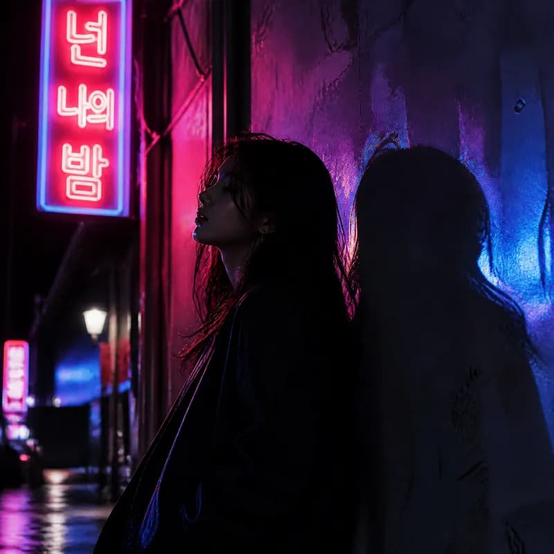 네온 그림자 속 나