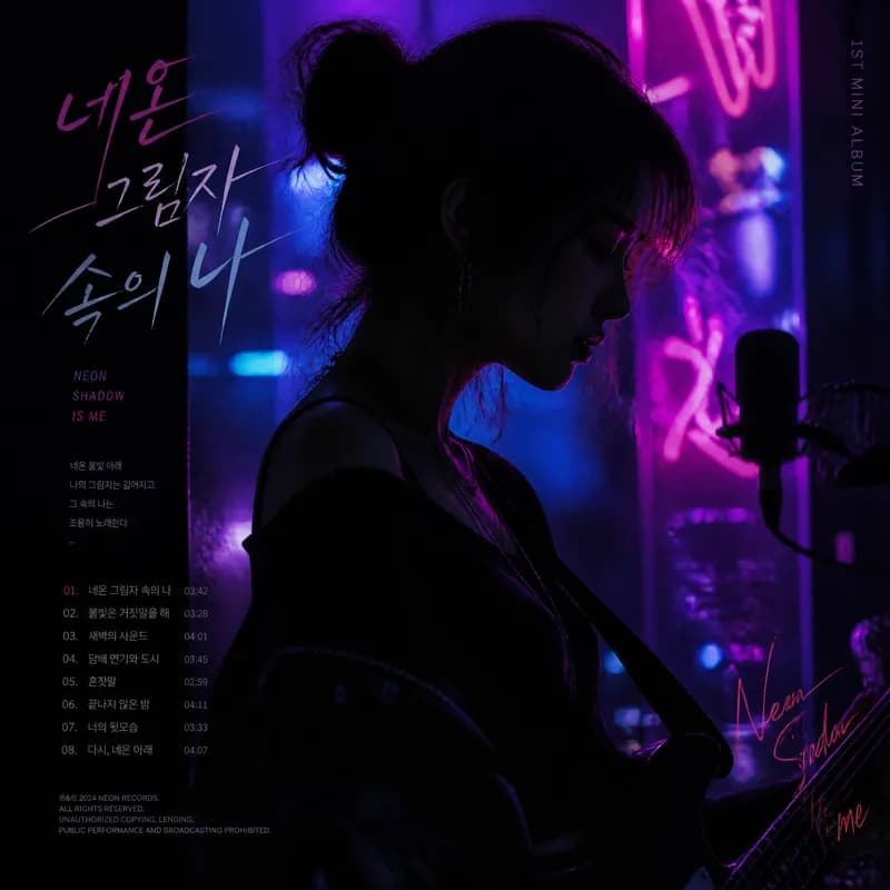 네온 그림자 속의 나
