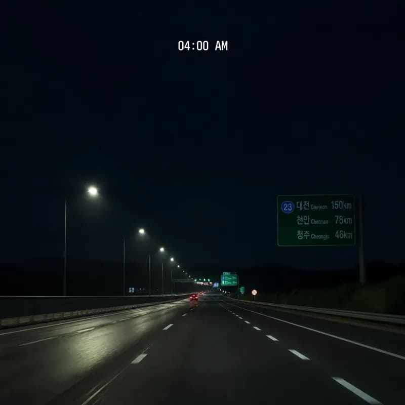 오전 4시 고속도로