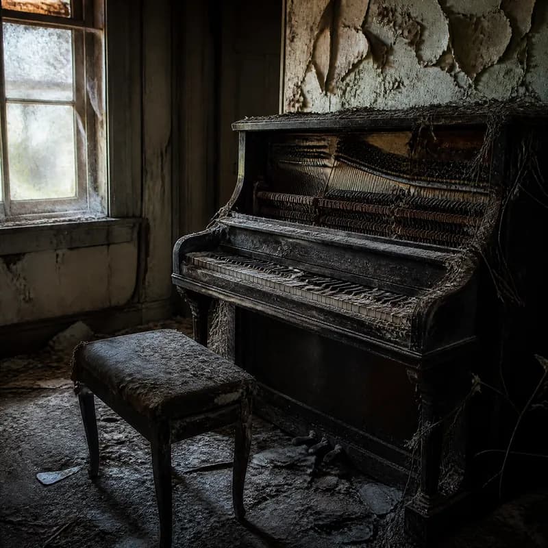 Abandoned Piano