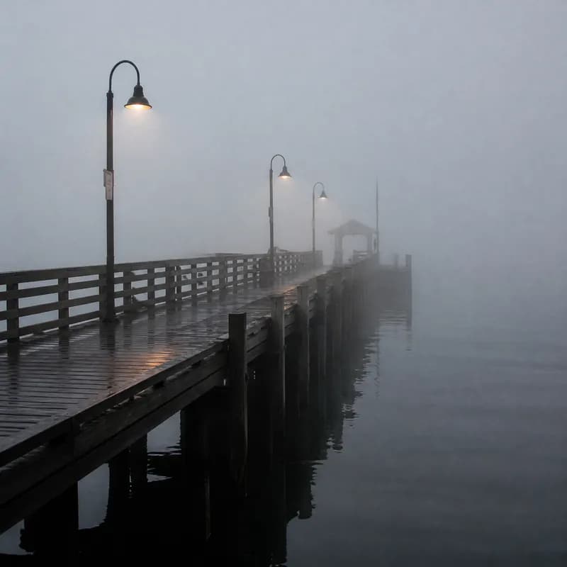Foggy Pier