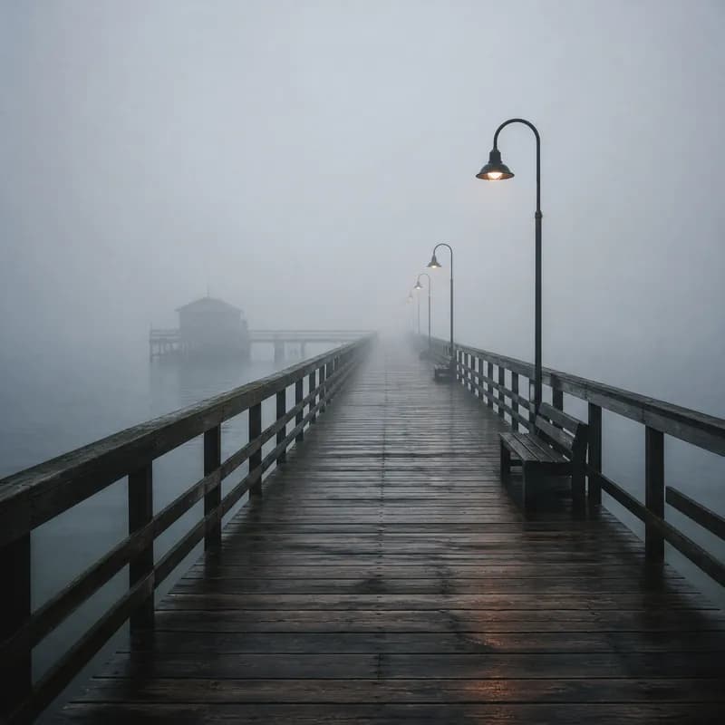 Foggy Pier
