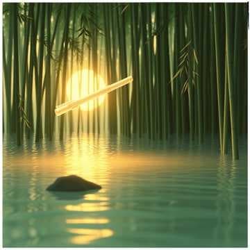 Spring Over Bamboo