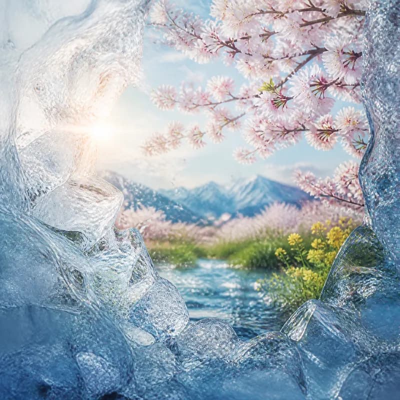 氷の向こうの春