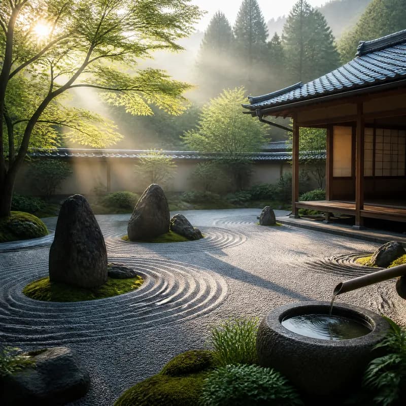 Morning Zen Garden