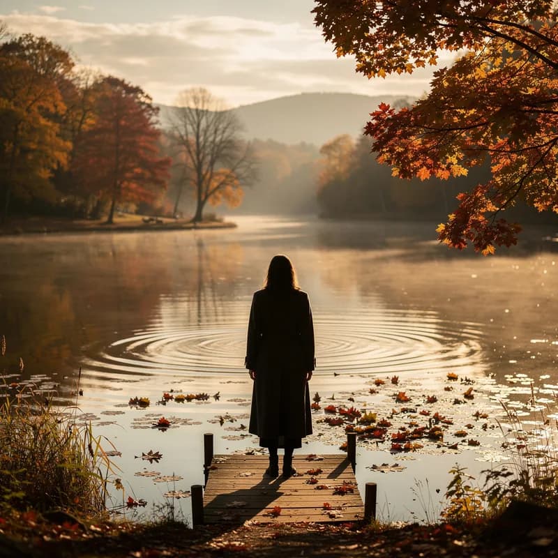 Autumn Lake Goodbye