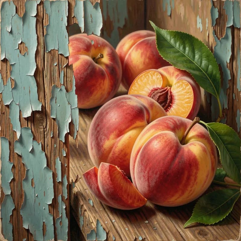 Chipped Paint and Peaches
