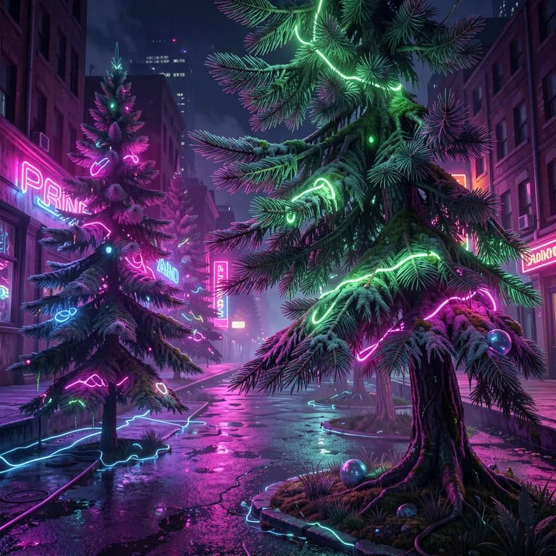 Pine and Neon