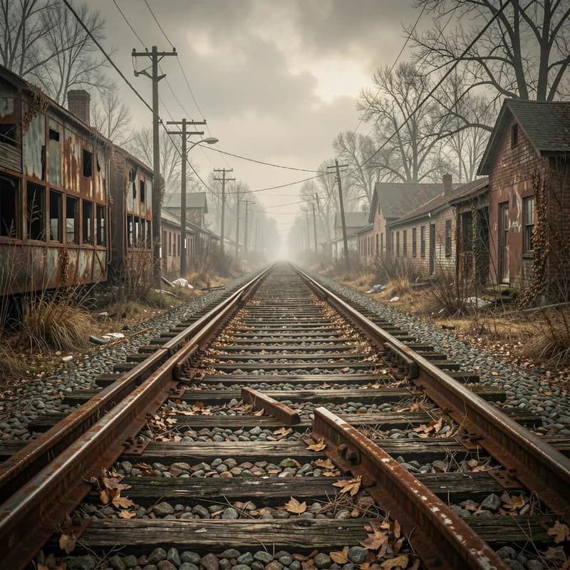 Rusted Tracks and Faded Faces