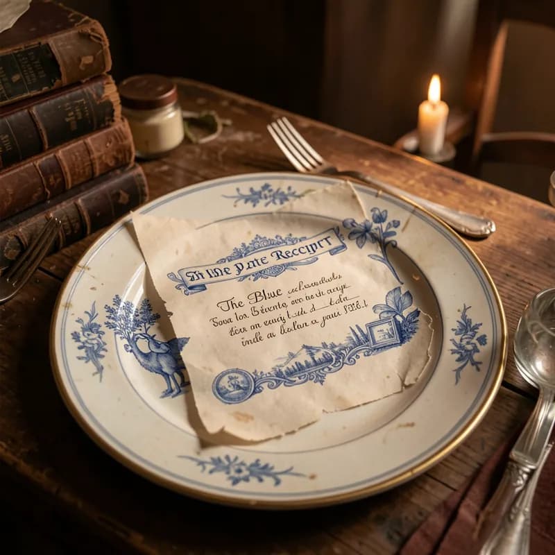 The Blue Plate Receipt