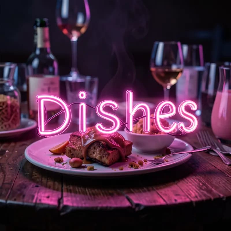 Neon Dishes