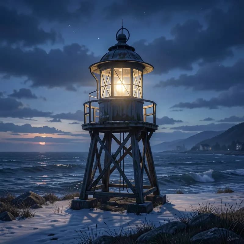Blue Hour Beacon