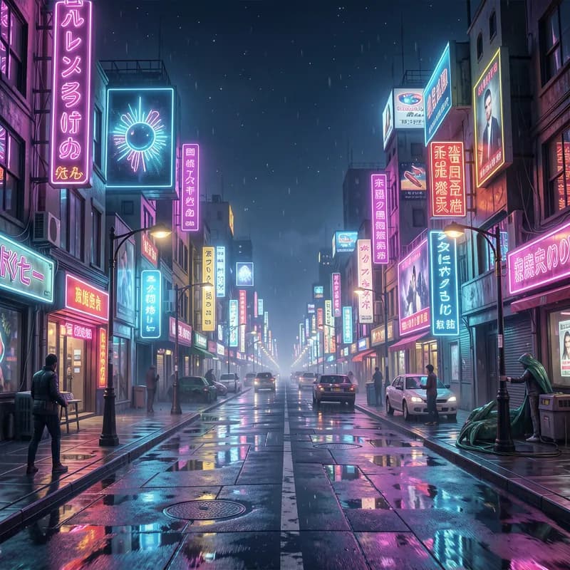 Neon Mirage