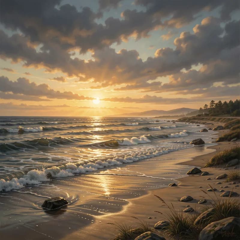 First Light at the Point
