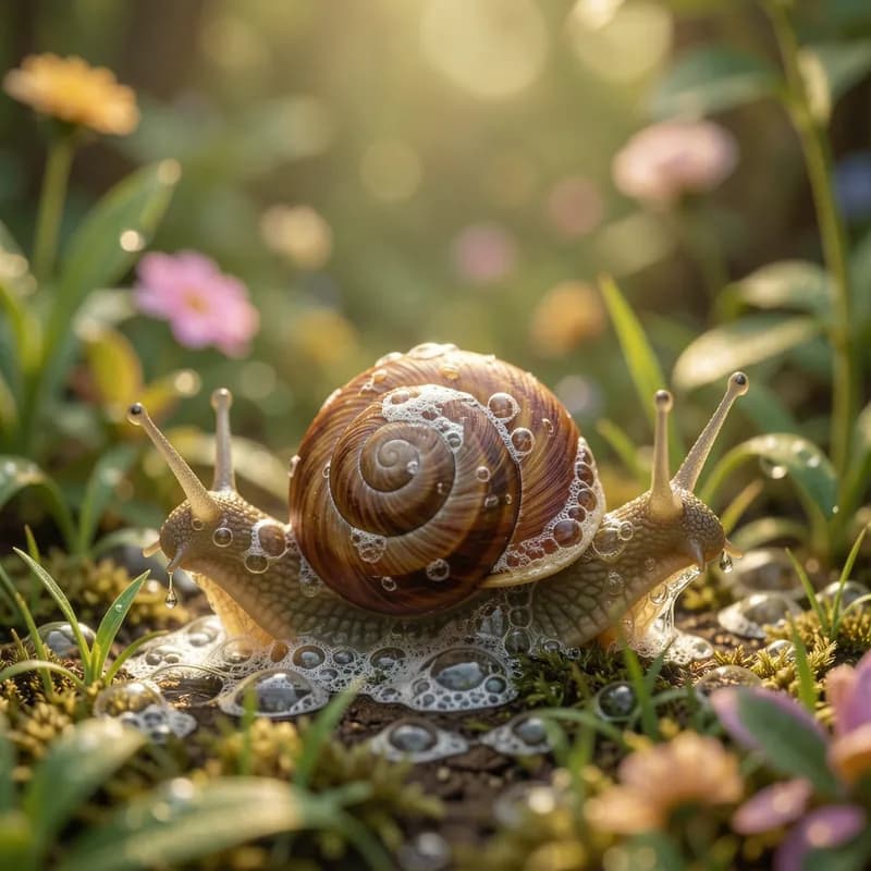 Foam Poetry & Garden Snails
