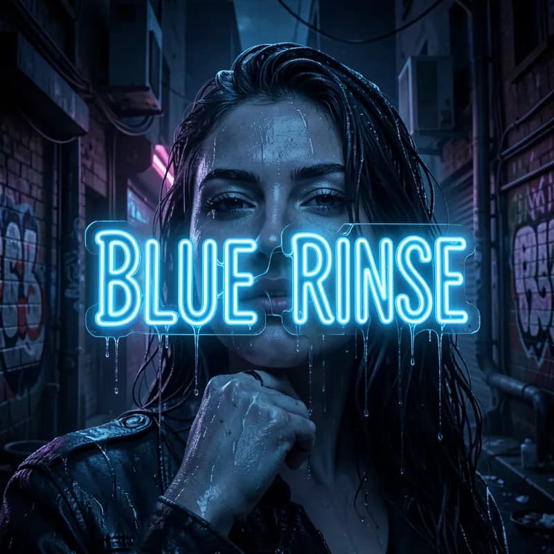 Neon Blue Rinse