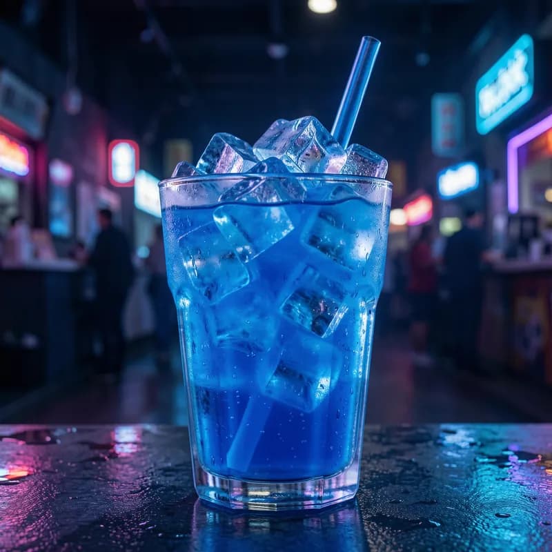 Neon Slushie Blue