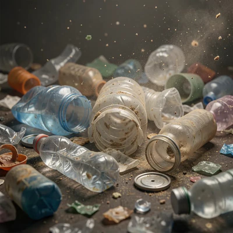 Plastic Parts and Dust Motes