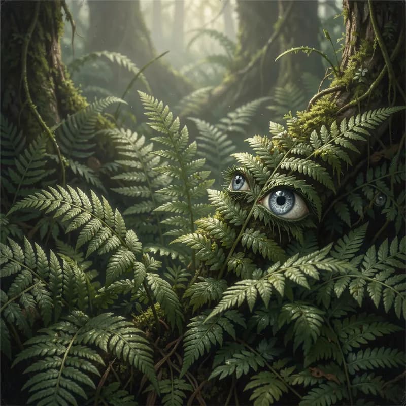 Sideways Ferns and Silver Eyes