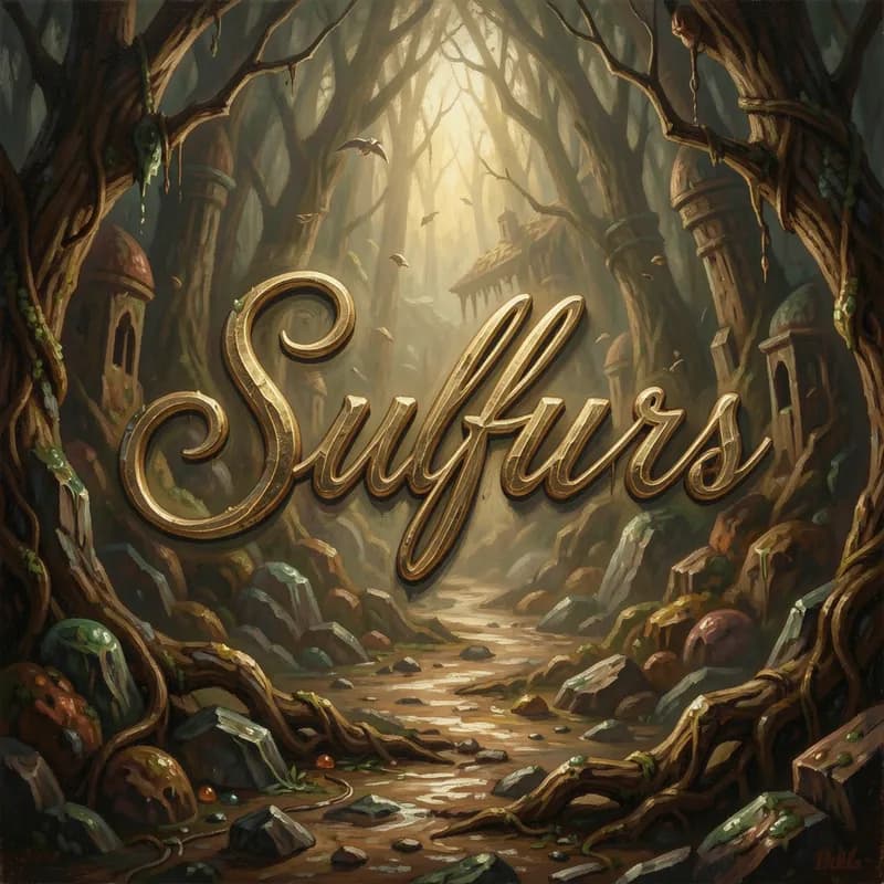 Sulfur and Cursive