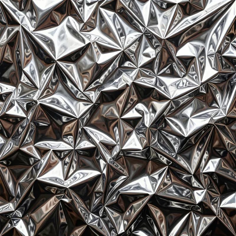 Crumpled Chrome